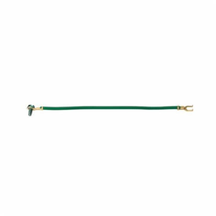 NSi PG12SC Grounding Pigtail With Combo Slotted Screw, 12 AWG Stranded Wire, 8 in L